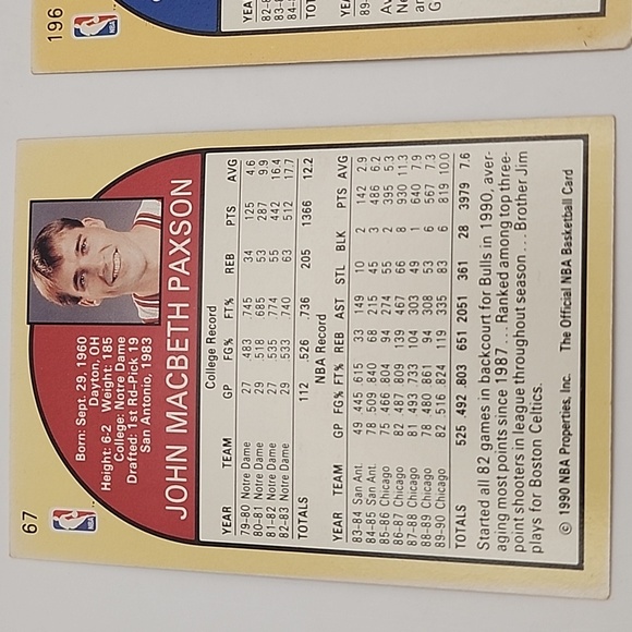 1990 NBA Hoops Cards 5 Count - Picture 9 of 11